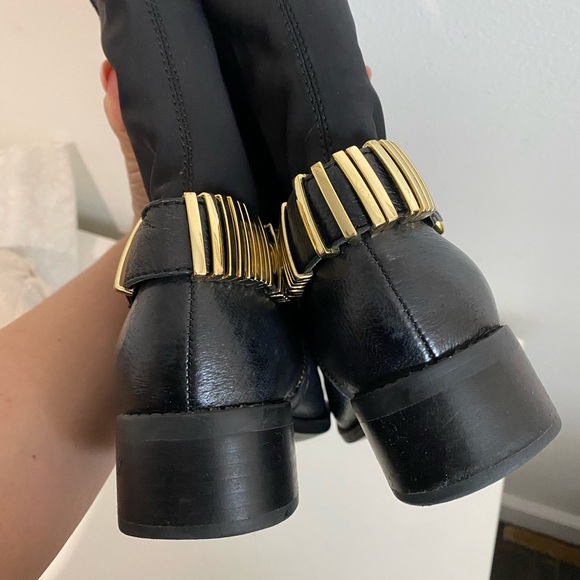 🍄 Steve Madden Classic Black Over the Knee Boots - Picture 12 of 14